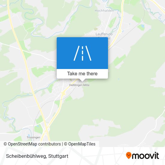 Scheibenbühlweg map