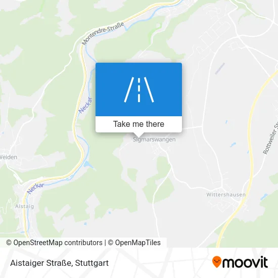 Карта Aistaiger Straße
