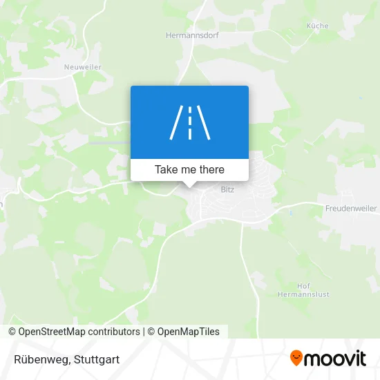 Карта Rübenweg