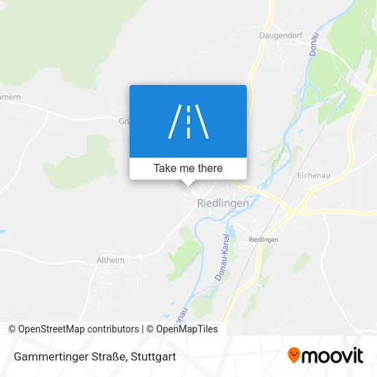 Карта Gammertinger Straße