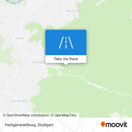 Карта Heiligenwaldweg