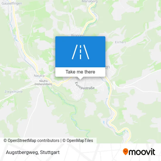 Карта Augstbergweg