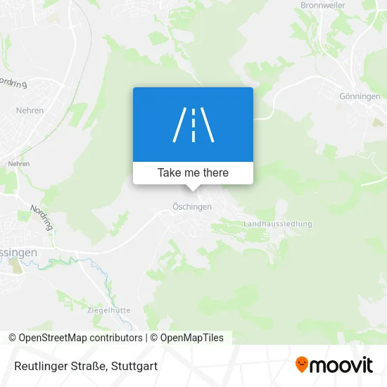 Карта Reutlinger Straße