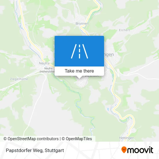 Papstdorfer Weg map