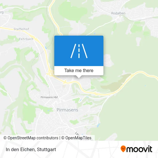 Карта In den Eichen