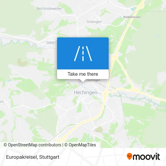 Карта Europakreisel