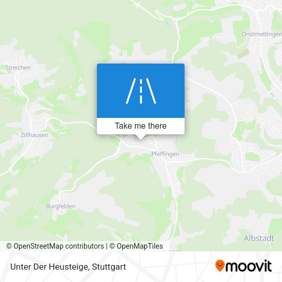 Карта Unter Der Heusteige