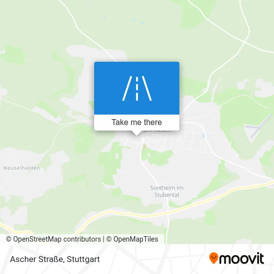 Карта Ascher Straße