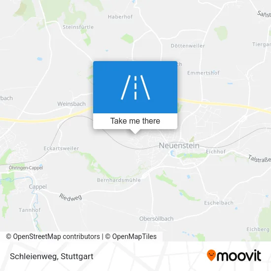 Карта Schleienweg
