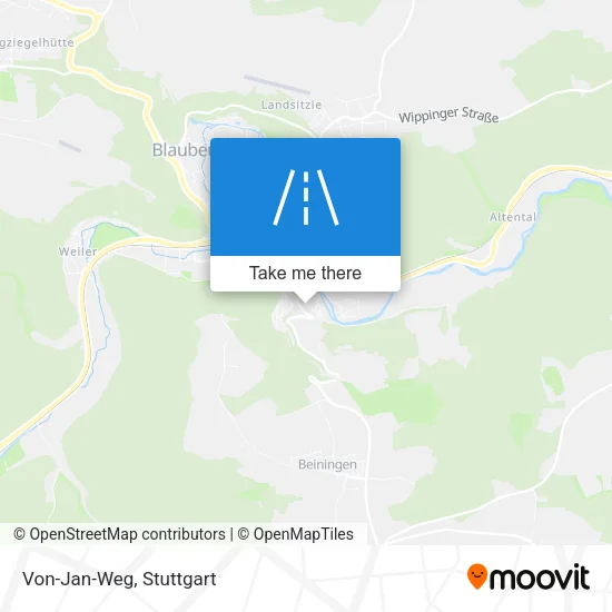 Карта Von-Jan-Weg