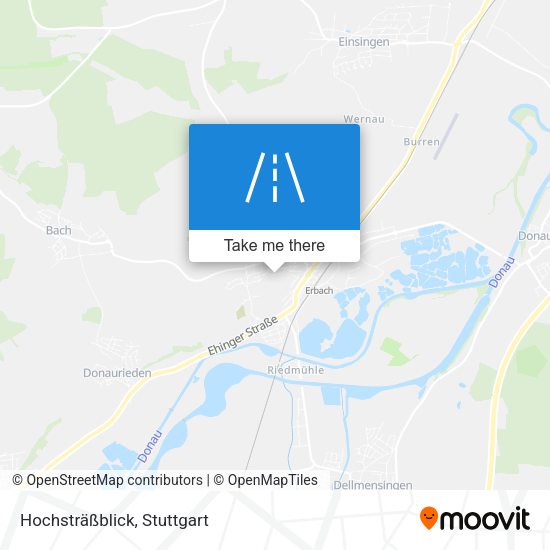 Hochsträßblick map