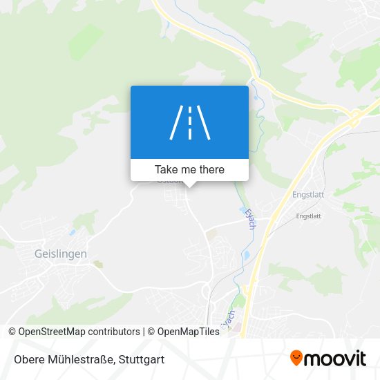 Obere Mühlestraße map