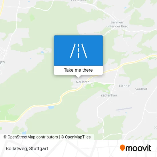 Карта Böllatweg