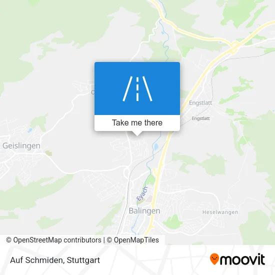 Карта Auf Schmiden