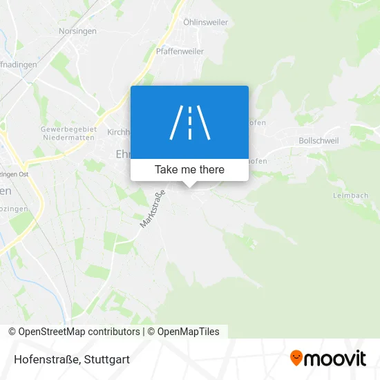 Карта Hofenstraße