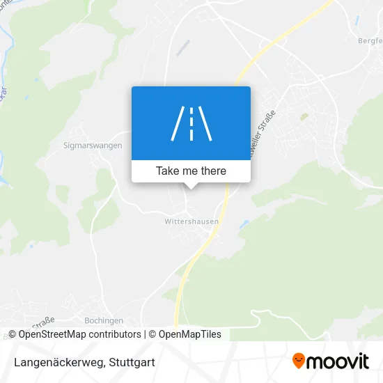 Карта Langenäckerweg