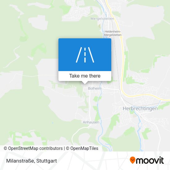 Milanstraße map