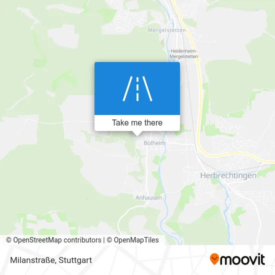 Карта Milanstraße