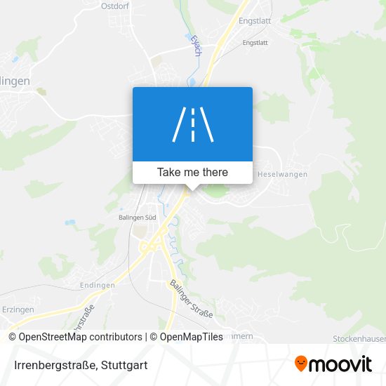 Irrenbergstraße map