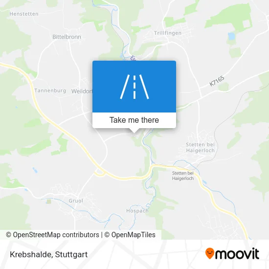 Карта Krebshalde