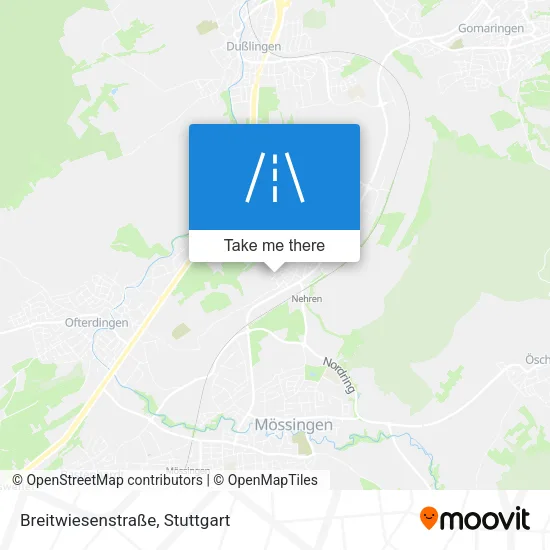 Карта Breitwiesenstraße