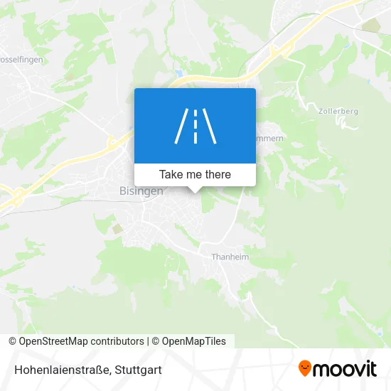 Карта Hohenlaienstraße