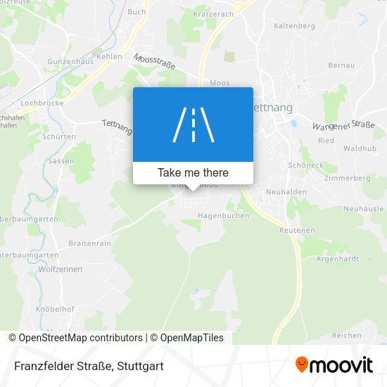 Franzfelder Straße map