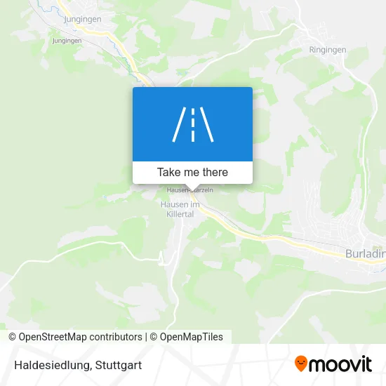 Карта Haldesiedlung