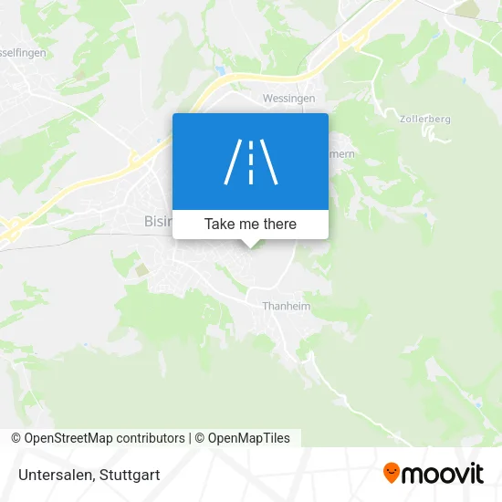 Карта Untersalen