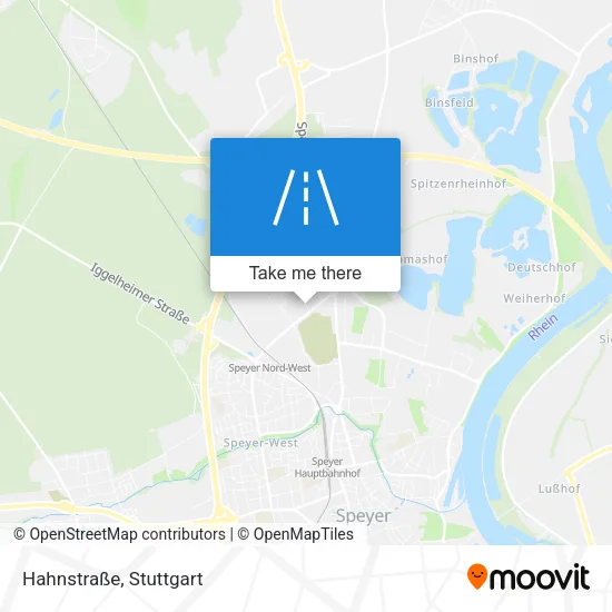 Карта Hahnstraße