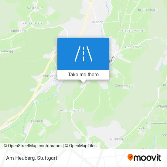 Карта Am Heuberg