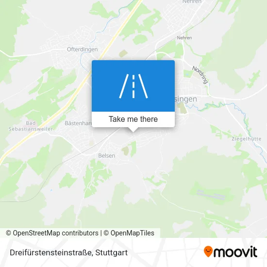 Карта Dreifürstensteinstraße