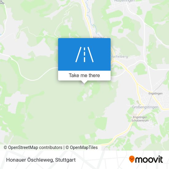 Honauer Öschleweg map