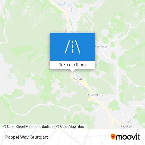 Pappelweg map