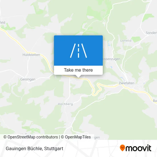 Карта Gauingen Büchle