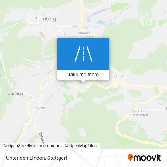 Карта Unter den Linden
