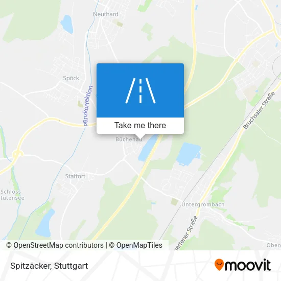 Spitzäcker map