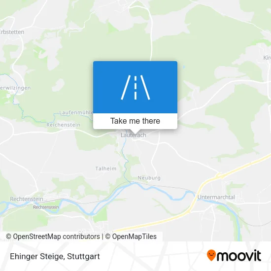 Карта Ehinger Steige
