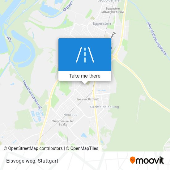 Eisvogelweg map