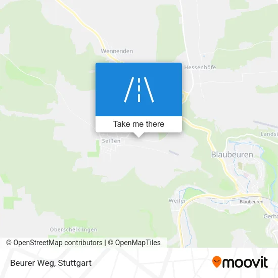 Карта Beurer Weg