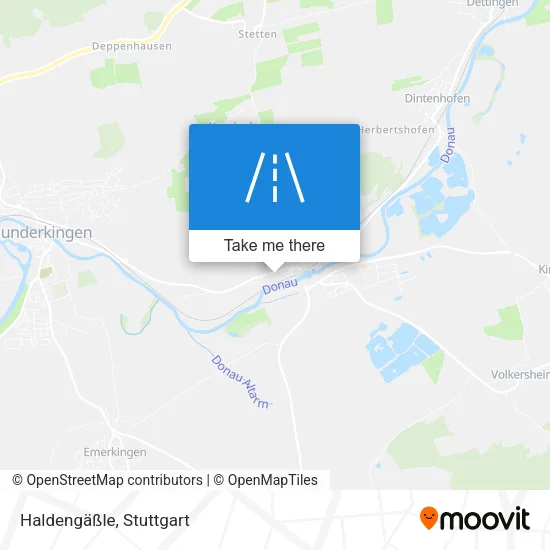 Haldengäßle map