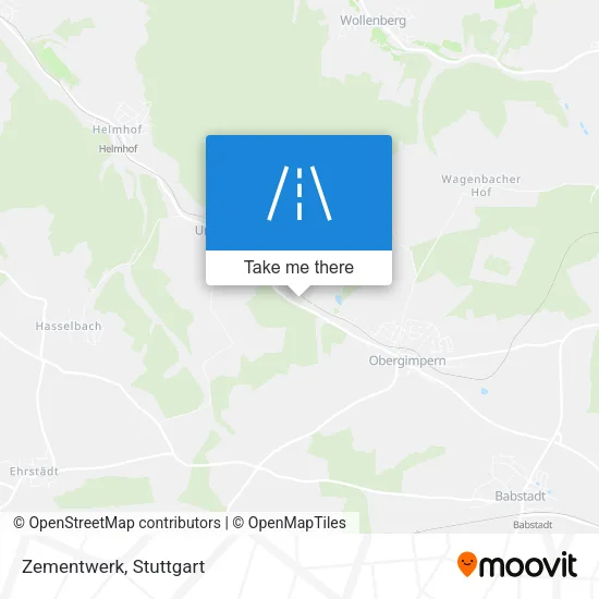 Карта Zementwerk