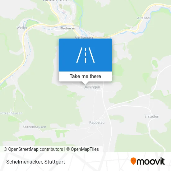 Карта Schelmenacker