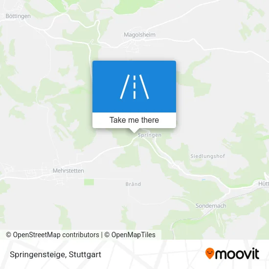Карта Springensteige