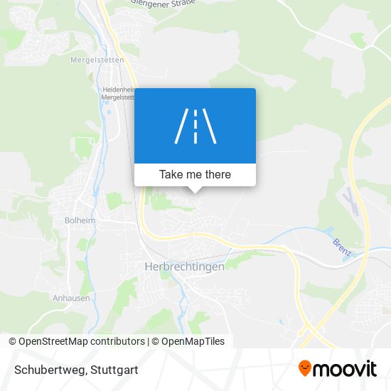 Schubertweg map