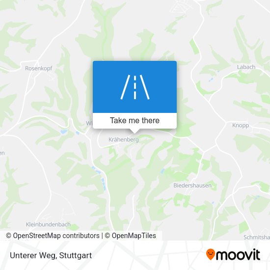 Карта Unterer Weg