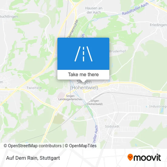 Карта Auf Dem Rain