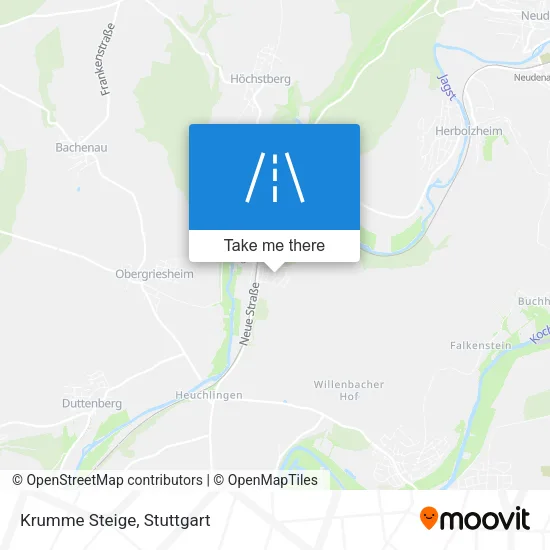 Карта Krumme Steige