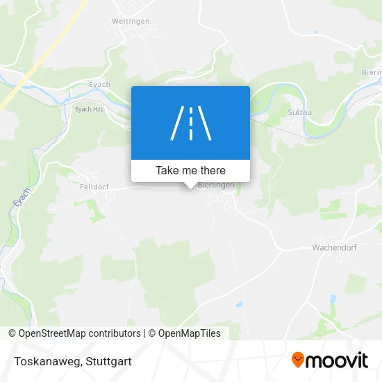 Карта Toskanaweg
