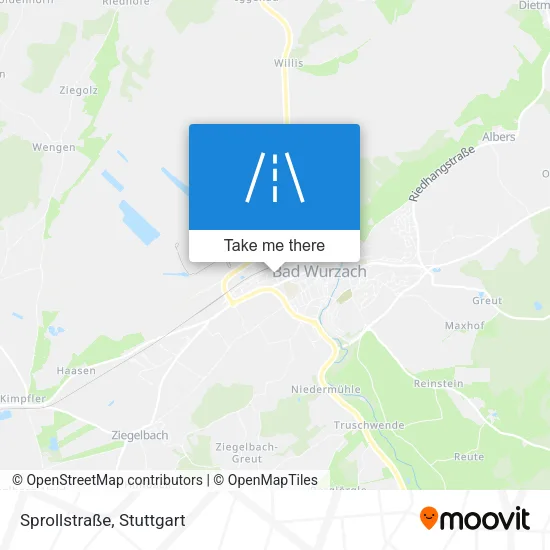 Карта Sprollstraße